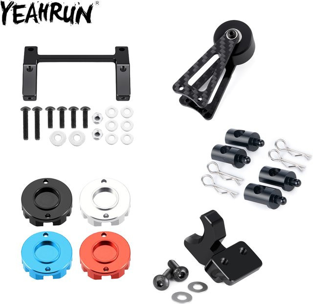YEAHRUN Auto-Shell-Säule/Servo/Getriebe-Befestigungshalterung/Motorabdeckung/Wheelie-Kit, Zubehör, 1:12, Metall - Bild 1