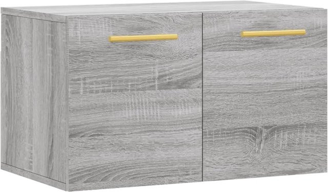 vidaXL Wandschrank Grau Sonoma aus Holzwerkstoff B/T/H: 60 x 36,5 x 35 cm - Bild 1