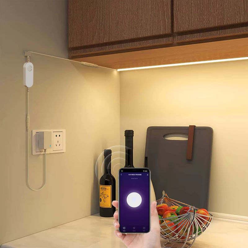 Gyarfas Smart Tuya WiFi COB LED Streifen mit 320 LEDs, CCT Farbtemperatur anpassbar, RA90 Hohe Farbwiedergabe, kompatibel mit Alexa und Google Home, Farbe Weiß - Bild 2