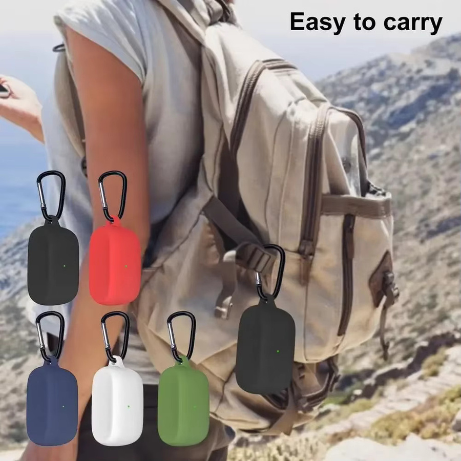 Silikon-Schutzhülle für Jabra ELITE 4 Wireless Earbuds in Purple, kratzfeste Schutzhülle - Bild 2