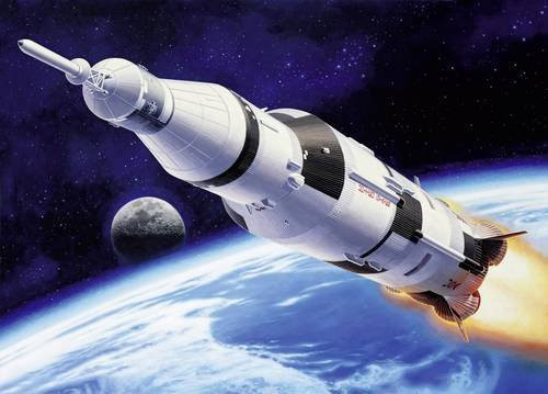 Revell Apollo Saturn V Raumfahrtmodell, Bausatz, 1:144, ab 12 Jahre - Bild 1