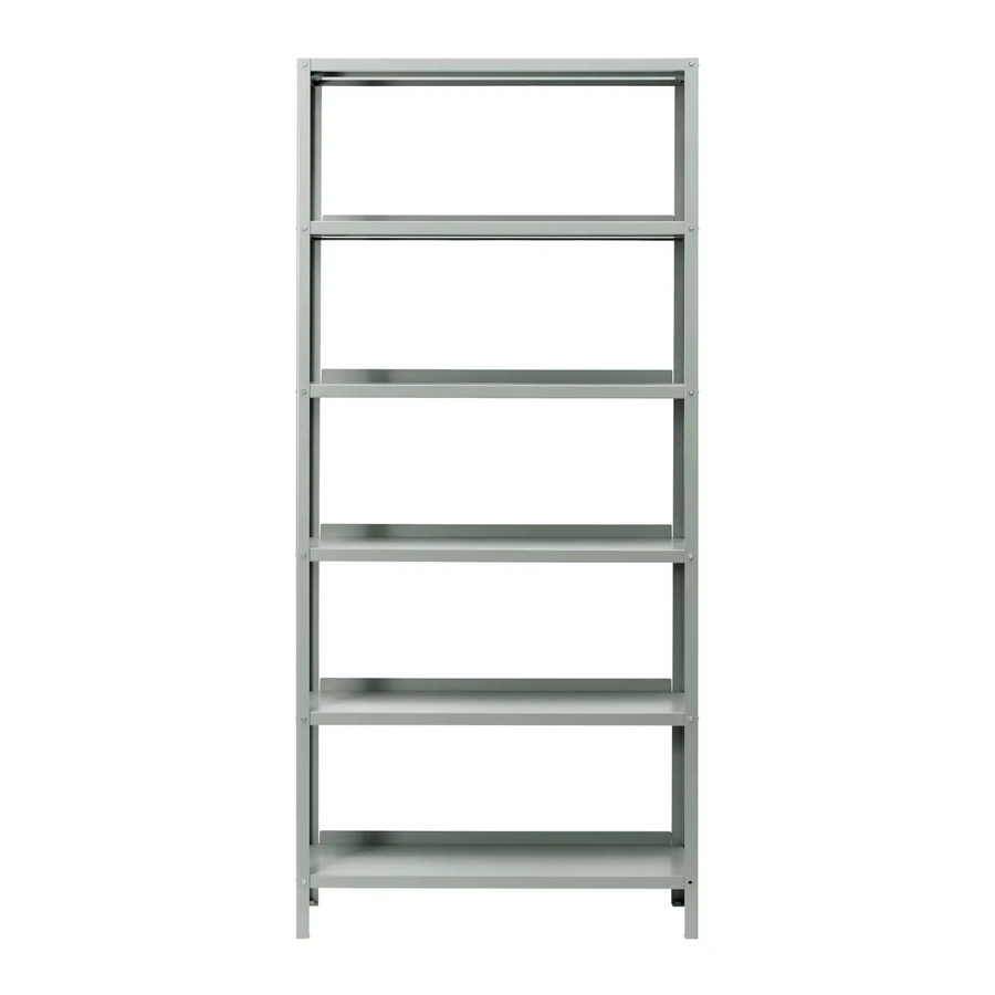 Nicolas Vahé Hocker aus Metall in Grau, B/T/H: 30 x 30 x 60 cm - Bild 1