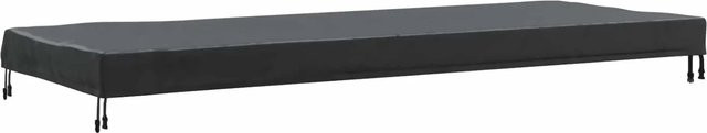 vidaXL Tischdecke aus Polyester in Schwarz, rechteckig, wasserabweisend und pflegeleicht - Bild 1