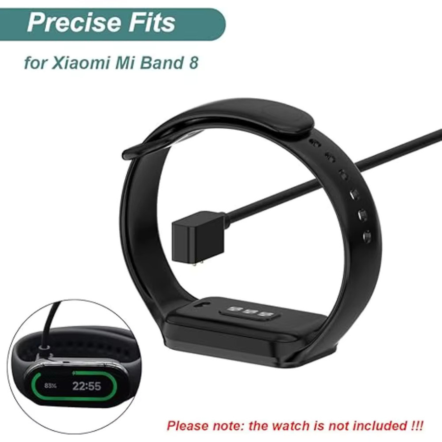 Xiaomi Ersatzladegerät für Mi Band 9, Mi Band 8, Mi Band 8 Pro und Redmi Band 2 USB-Smartwatch-Ladestation in Schwarz - Bild 4