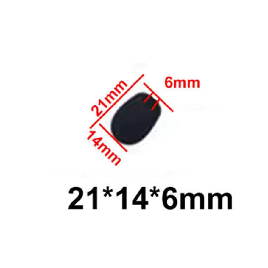 TingDong Mini-Mikrofon-Schaumstoffabdeckungen als Ersatz-Windschutz für Headsets, Schwarz, 1-6 Stück - Bild 2
