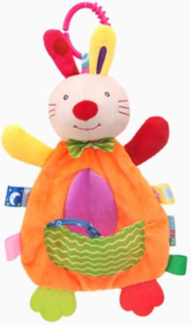 Yiran Health & Beauty Baby Sicherheitsdecke Kuscheltier aus Plüsch für Neugeborene und Kleinkinder - Bild 1