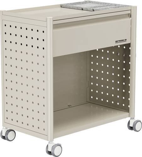 SpeaKa Professional Rollcontainer Hellbraun mit 1 Schubfach, B/T/H: 30 x 50 x 54,5 cm - Bild 1