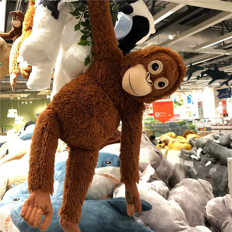 Bandai Orang-Utan-Plüschtier, braun - Bild 3