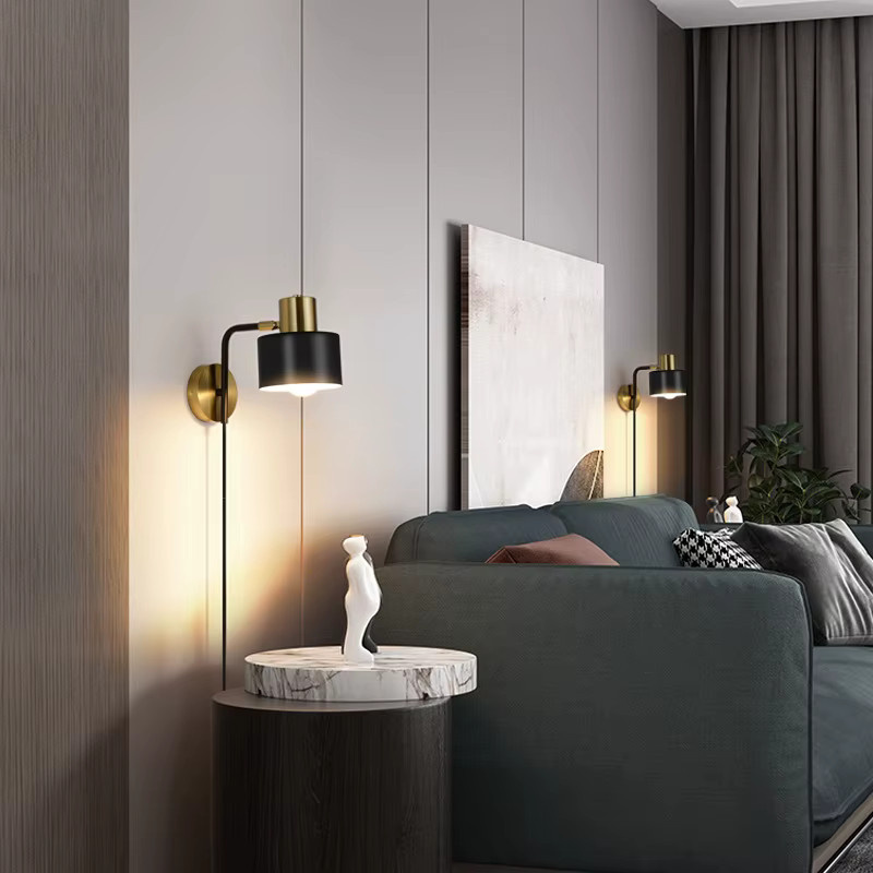 LZPZ RUI Moderne LED Wandleuchte mit integriertem LED Licht für Schlafzimmer Wohnzimmer und Flur - Bild 4