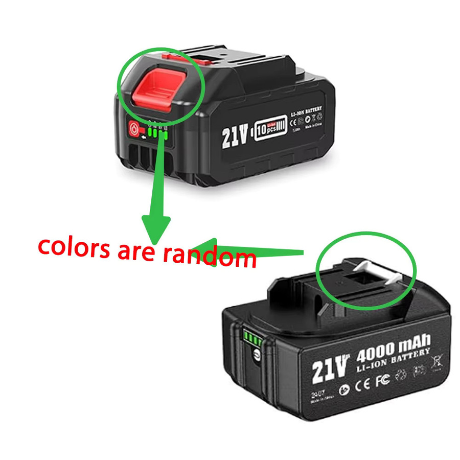 Seesii Lithium-Ionen-Akku für Makita 18 V, wiederaufladbar, Kapazität wählbar zwischen 2,0 Ah, 4,0 Ah und 5,0 Ah - Bild 2
