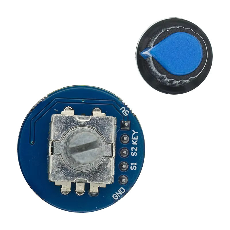 TENSTAR ROBOT 2er Set EC11 Drehgeber Modul mit runden Audio Rotierenden Potentiometer Knopf Kappen - Bild 4