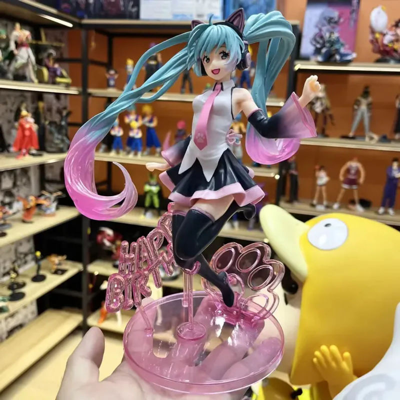Bandai Hatsune Miku Anime Figur mit Katzenohren, mehrfarbig, Höhe: 23 cm - Bild 5