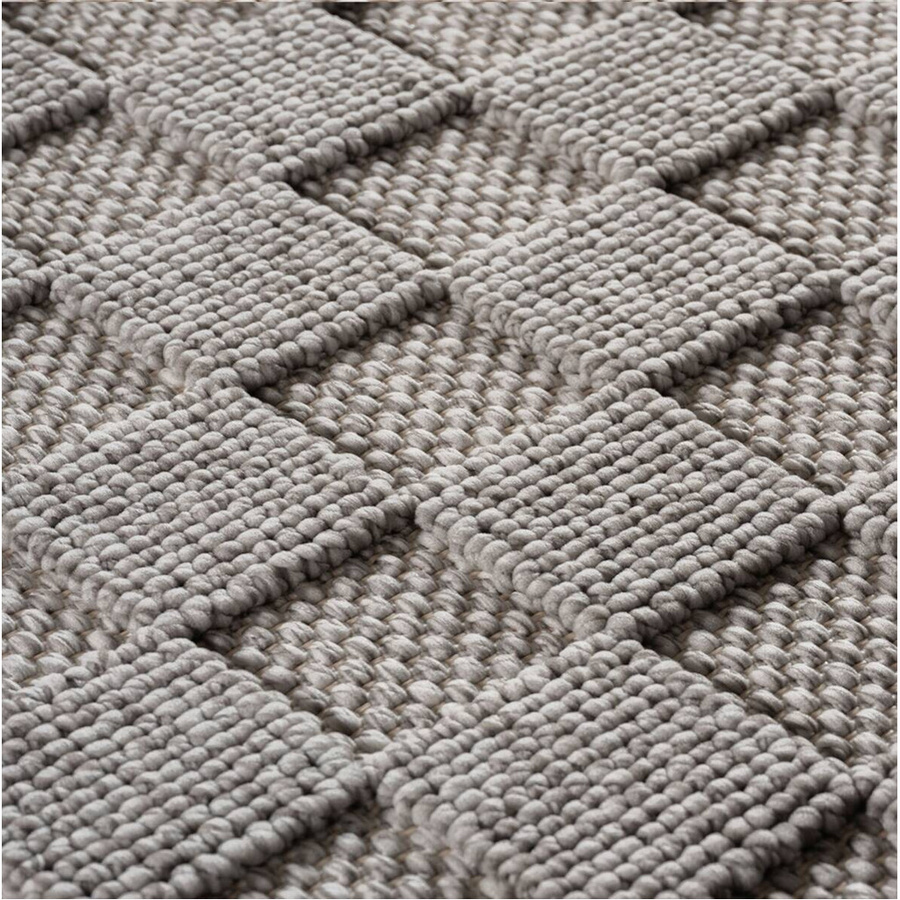 Ayyildiz Flachgewebeteppich Helix rund Silber Ø 80 cm - Bild 2