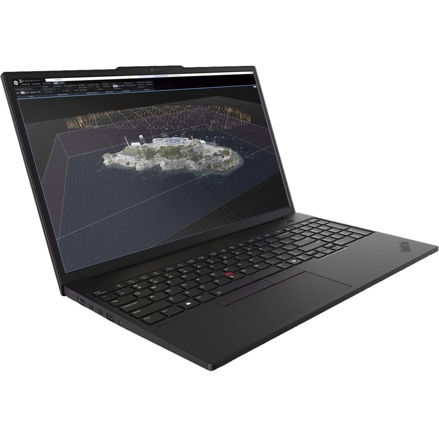 Lenovo ThinkPad P16s Gen 4 Notebook Schwarz, 40,6 cm Display, Intel Core Ultra 7, 32 GB RAM, 1 TB SSD, Windows 11 Pro, QWERTZ Tastatur, 21QV006GGE - Bild 2