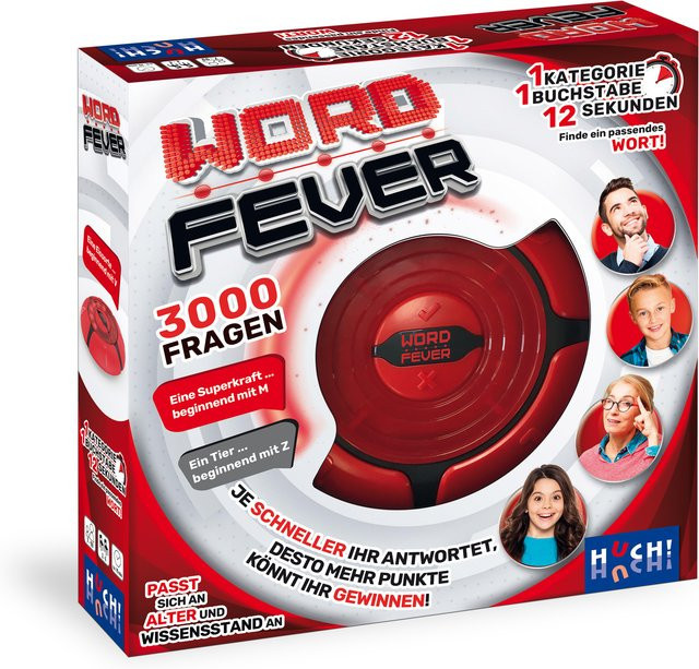 HUCH! Word Fever Familienspiel ab 7 Jahren - Bild 1