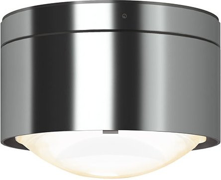 Top Light Puk! 120 One Avantgarde Deckenleuchte in Chrom Matt mit Glaslinse - Bild 1