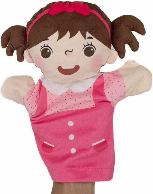 Mama und Papa Handpuppen Plüschtiere, Stoffpuppen, 25cm - Bild 1