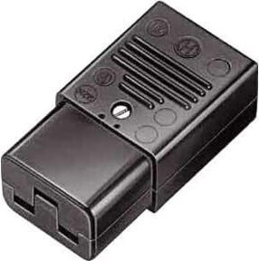Bachmann Kaltgeräte-Steckverbinder C19 Stecker in Schwarz mit 16 A und 2 Polen - Bild 2