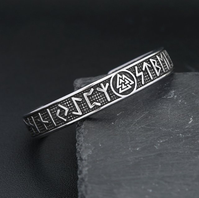 NORTHMAN Armband Edelstahl, Vintage, Silber, Herren - Bild 1