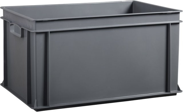 PULSIVA Transportbox grau, 64 l, B/H/T: 40 x 32 x 60 cm - Bild 1