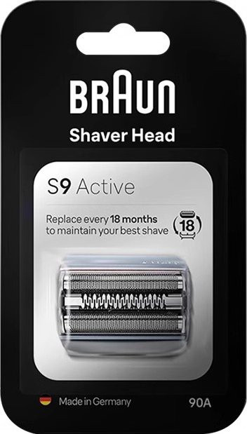 Braun Series 9 Pro Rasierkopf 90 A Folienschneider, Silber, Herren - Bild 1