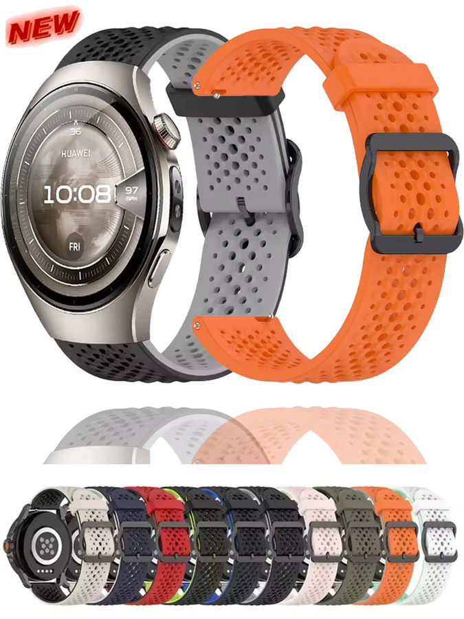 Uhrenarmband Silikon, 20mm 22mm, Unisex - Bild 3
