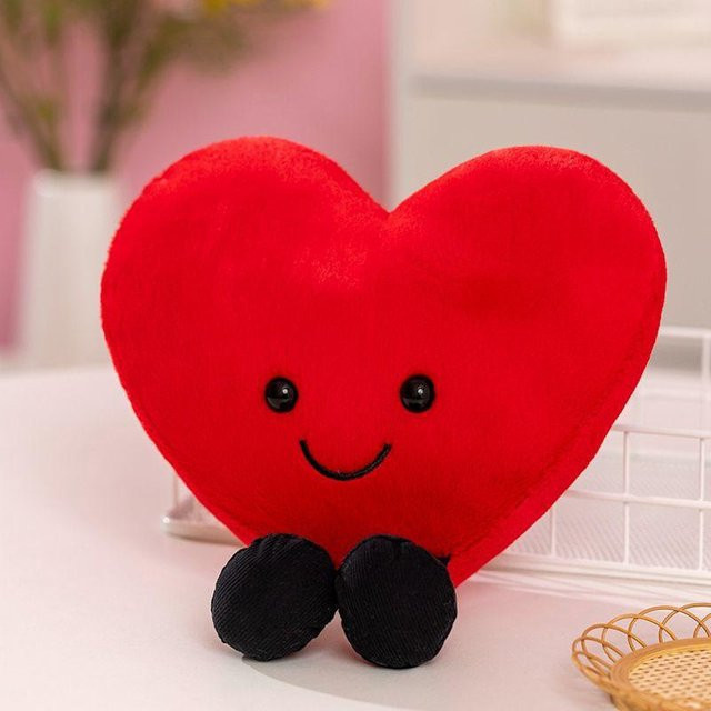 Binchi Fitness Herz Plüschkissen Squishy, 30cm, ab 14 Jahren - Bild 1