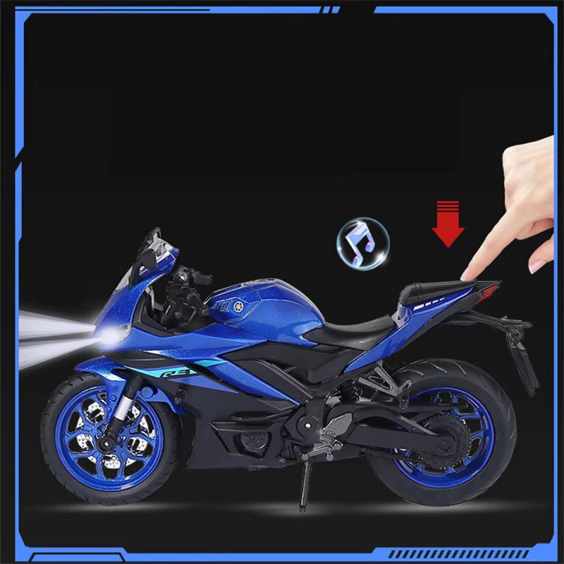 Maisto Yamaha YZF-R3, Motorrad Modell, 1:12, Metall, mit Licht und Sound - Bild 3