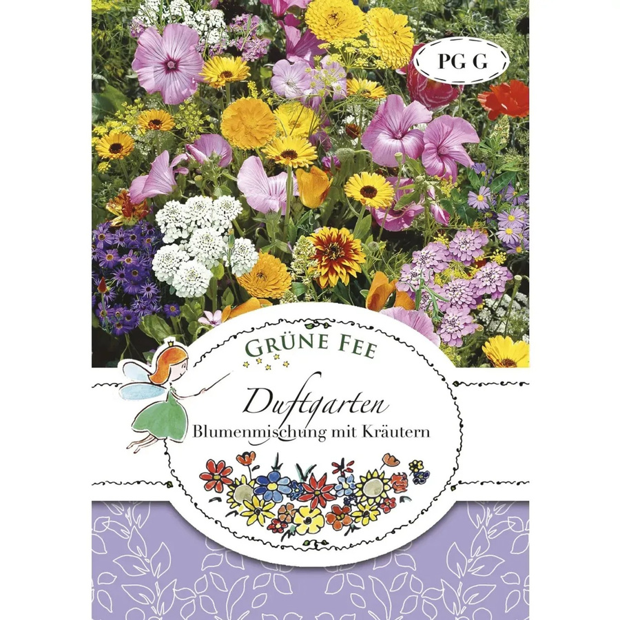 Grüne Fee Duftgarten Blumenmischung mit Kräutern Saatgut - Bild 2