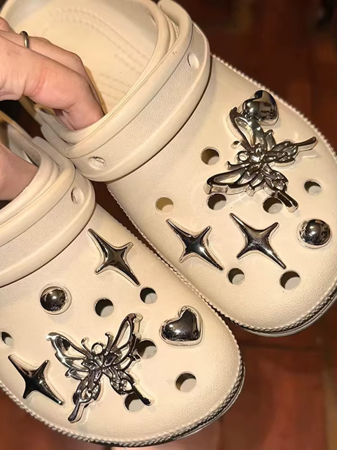 Velishy Schuhe Kette, Schmetterling Herz, Schuh Zubehör - Bild 6