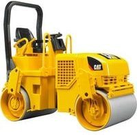 Bruder CAT Tandem-Vibrationswalze Modellfahrzeug gelb/schwarz - Bild 2