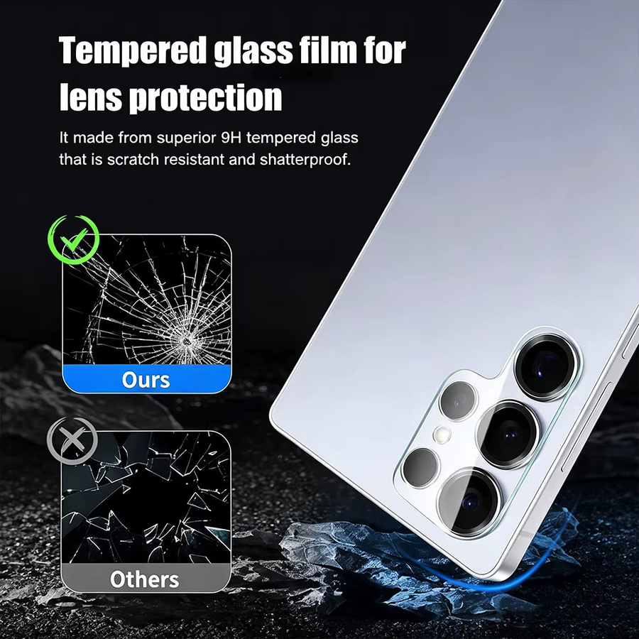 NNBILI 2 Stück HD-Kameraobjektiv-Schutzfolie in Transparent für Samsung Galaxy S26 S25 S24 S23 S22 S21 Ultra A06 A16 A26 A36 A56 und Z Fold 7 Serie - Bild 5