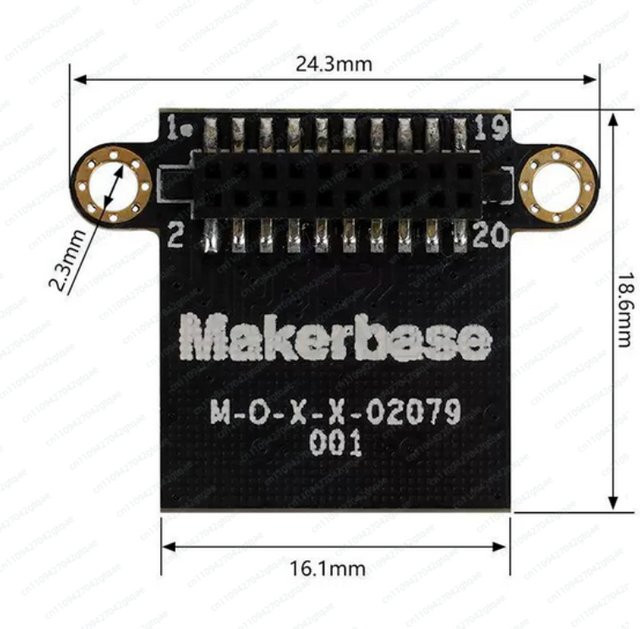 MKS EMMC 32G Speichererweiterungskarte für 3D-Drucker in Schwarz - Bild 1