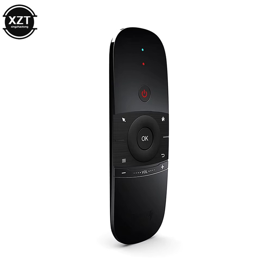 Wechip W1 Air Mouse 2,4 G kabellose Tastatur und IR-Fernbedienung mit 6-Achsen-Bewegungssinn in Schwarz für Smart TV, Android TV Box und PC - Bild 3