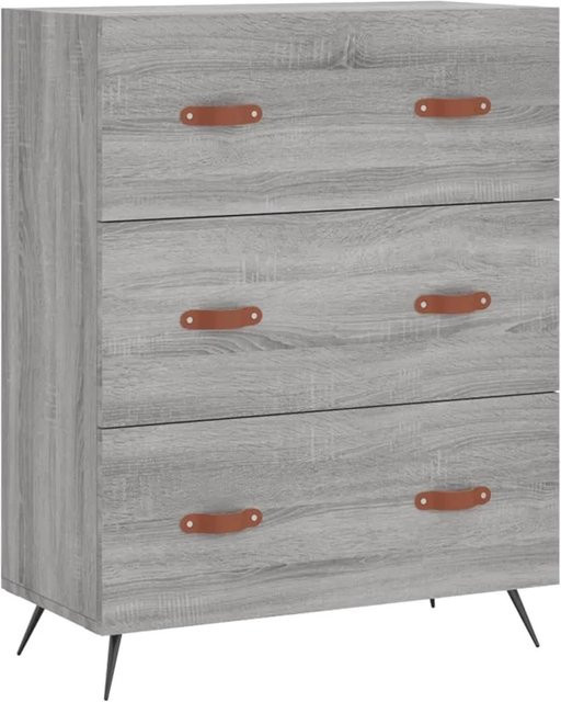 vidaXL Kommode Grau Sonoma B/T/H: 69,5 x 34,0 x 90,0 cm - Bild 1