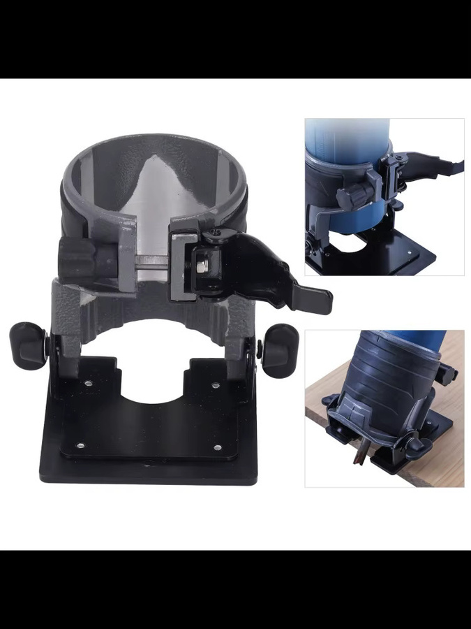 Geevorks Einstellbare Winkel Trimmer Basis aus Aluminiumlegierung für Holzbearbeitung - Bild 6
