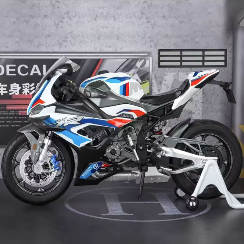 MAKEDA M1000RR S1000RR Racing Motorrad Diecast, Metall, 1:9, mit Licht - Bild 2