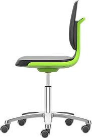 Arbeitsdrehstuhl Bimos Labsit mit Integralschaum in Grün, B/T/H: 45 x 42 x 45-65 cm - Bild 1