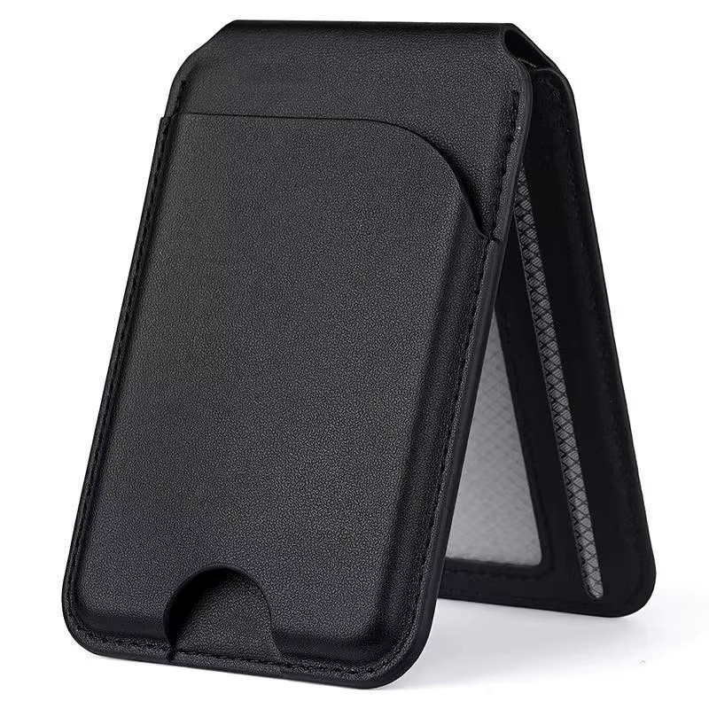 FANGUO MagSafe Magnetische Leder-Brieftaschenhülle für iPhone 16, 15, 14, 13, 12 Pro Max als Multifunktions-Kartenhalter in Pink - Bild 3