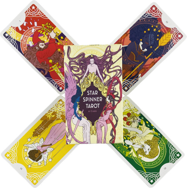 Star Spinner Tarot Cards, Oracle English Visions Divination Edition, Board Playing Games - Bild 1