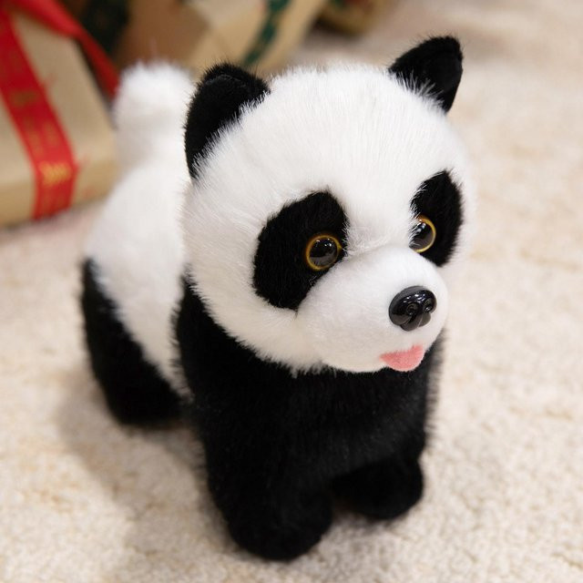 Linyi toy Roter Panda Waschbär Plüschtier, Weiß Braun, 20cm - Bild 1