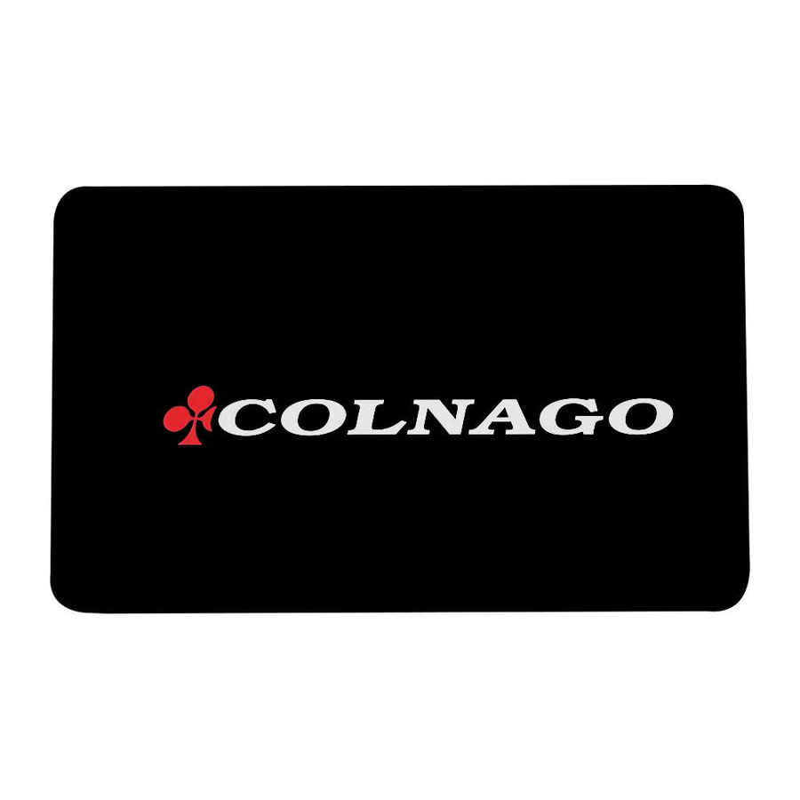 52TOYS Fahrrad Fußmatte C-Colnago Schwarz, rutschfest, B/T: 60 x 40 cm - Bild 7
