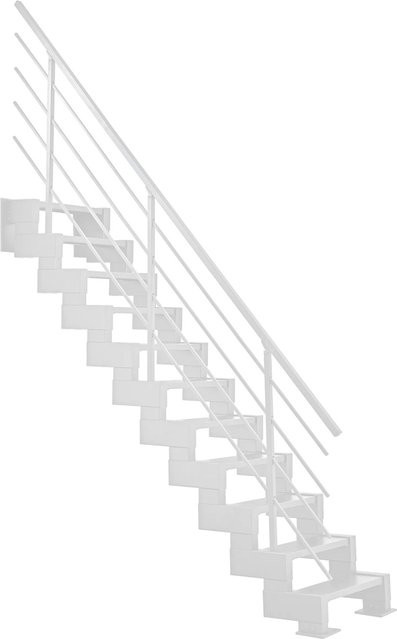 Minka Raumspartreppe Modulario Mini Steel in Weiß für eine Raumhöhe bis 300 cm - Bild 1