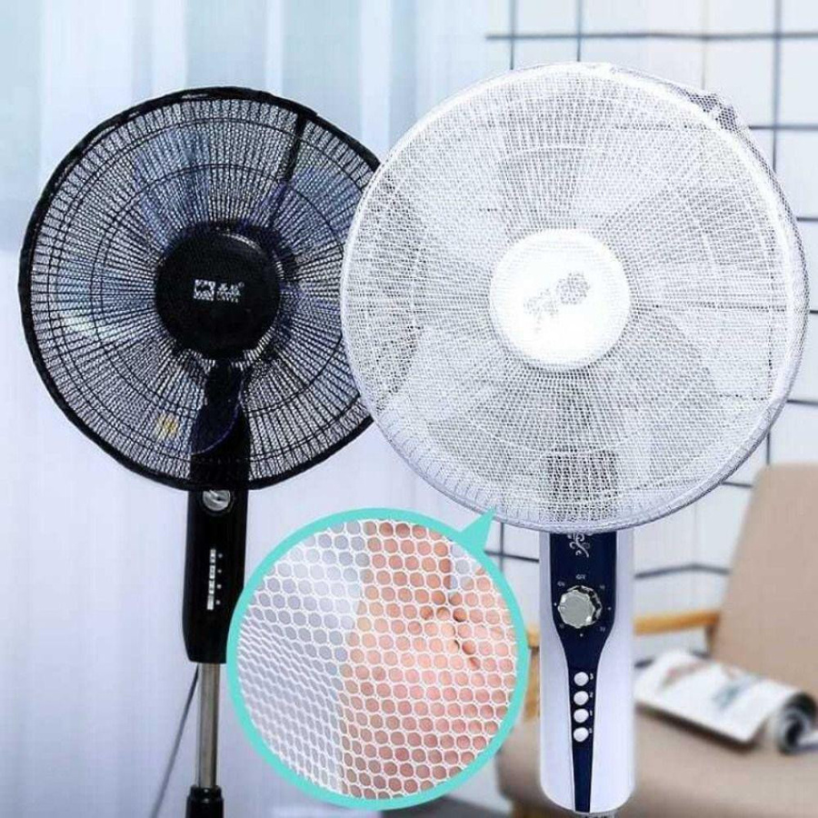BC-Warm Home Universal Elektrischer Ventilator Schutzhülle in Schwarz für 16 bis 18 Zoll mit Kindersicherung und Einklemmschutz - Bild 3