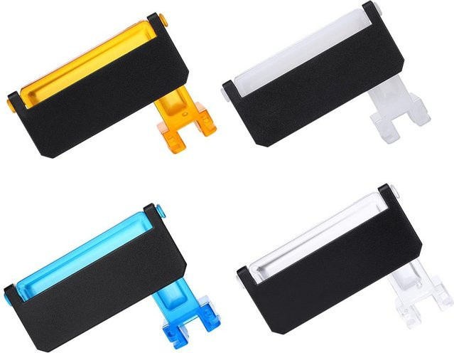 Mcoplus Kamera Blitz Diffusor für Sony A6000, A6500 und A6300 in 4 Farben (Weiß, Blau, Orange, Transparent) - Bild 1