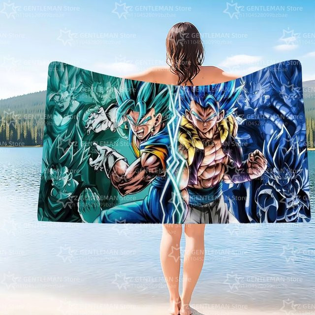 Bandai Dragon Ball Strandtuch Multicolor für Bad, Sauna und Körperpflege - Bild 1