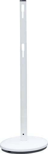 VISO BSA100B A3 Absperrpfosten weiß, selbstständig stehend, Durchmesser: 5 cm, Höhe: 100 cm - Bild 1