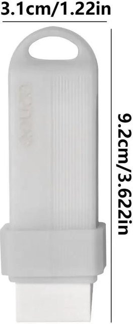 Wiederverwendbarer Fleckenentferner von Love Home Garden als Kalk- und Rostradiergummi für Küchenarmaturen, Badezimmer und Glas in Weiß - Bild 1