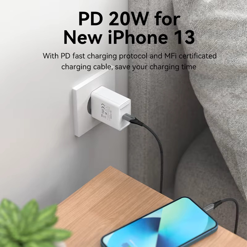 Vention USB-C Schnellladegerät 20 W mit PD 3.0 und QC 4.0 in Weiß - Bild 2