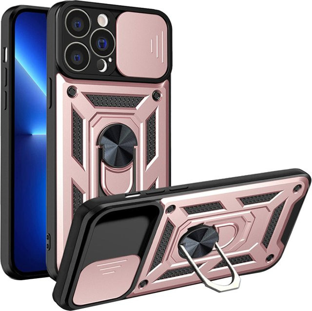 Techsuit CamShield Schutzhülle für Apple iPhone 13 Pro in Pink - Bild 1